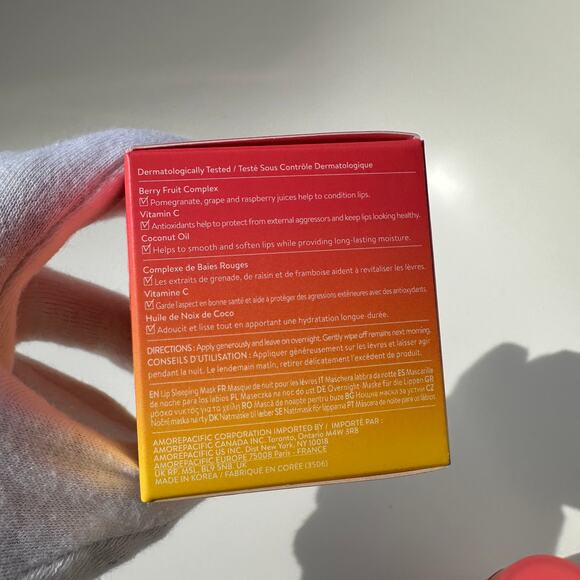 Laneige Lip Sleeping Mask Pink Lemonade Coral Balm NIB Full Size 20g / 0.70 oz - Picture 9 of 15